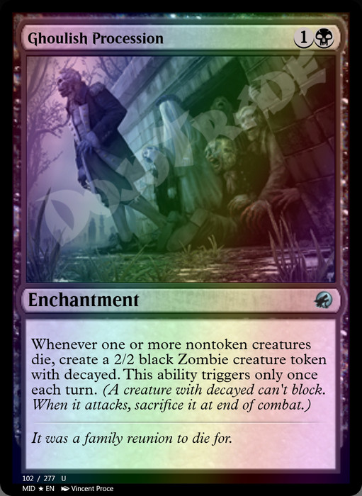 Ghoulish Procession FOIL