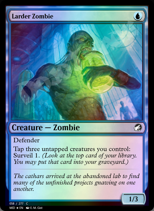 Larder Zombie FOIL