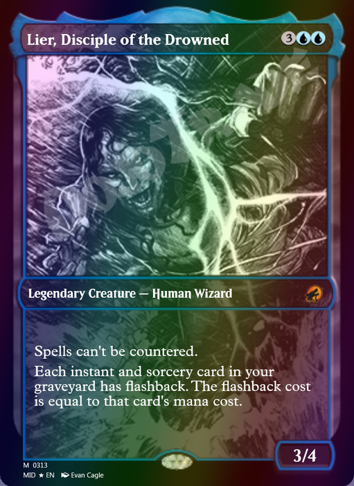 Lier, Disciple of the Drowned (Showcase) FOIL