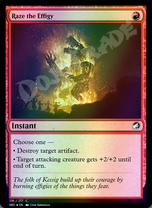 Raze the Effigy FOIL