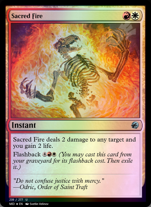 Sacred Fire FOIL