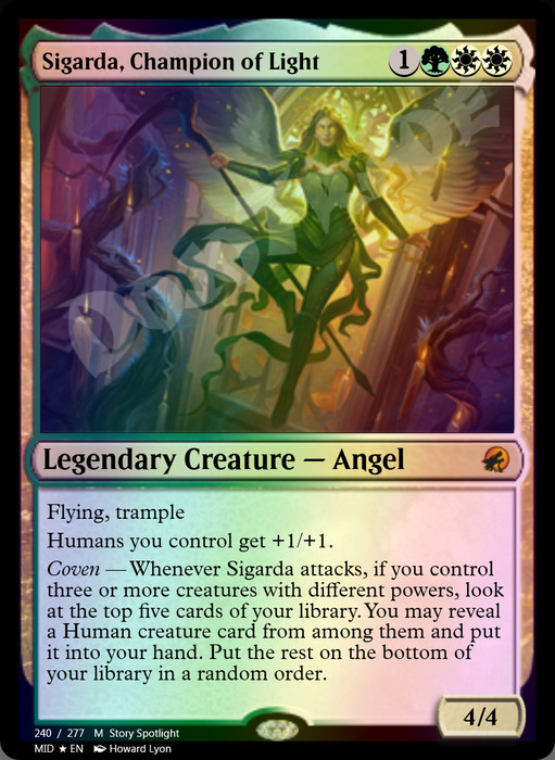 Sigarda, Champion of Light (#240) FOIL