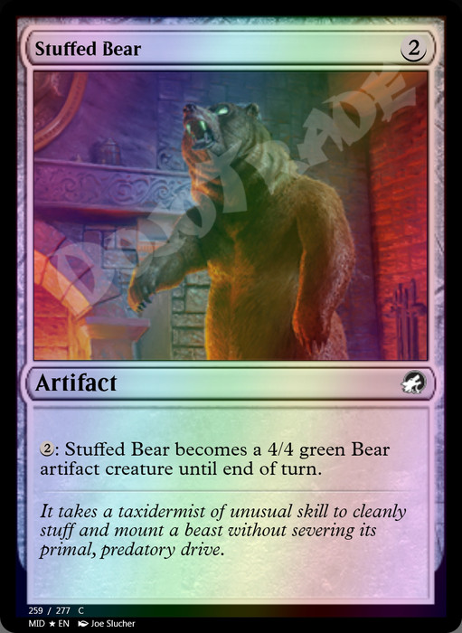 Stuffed Bear FOIL