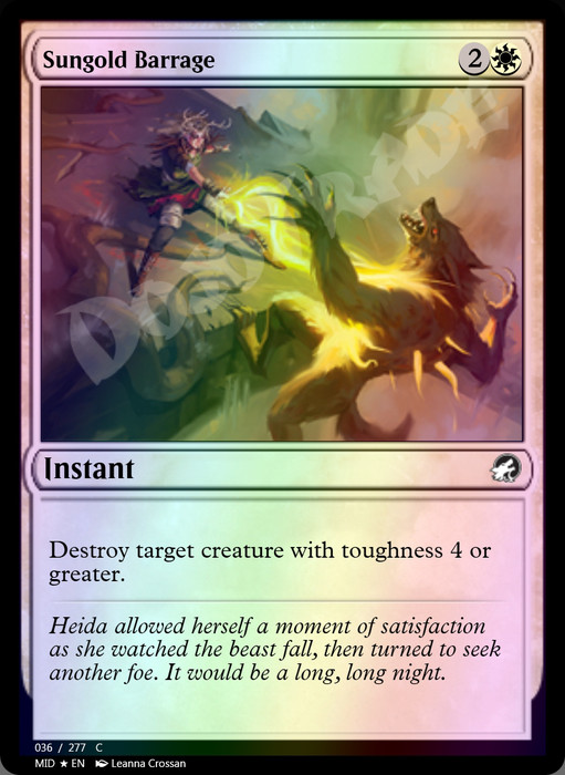 Sungold Barrage FOIL