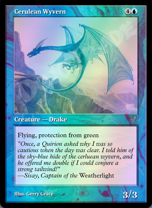 Cerulean Wyvern FOIL