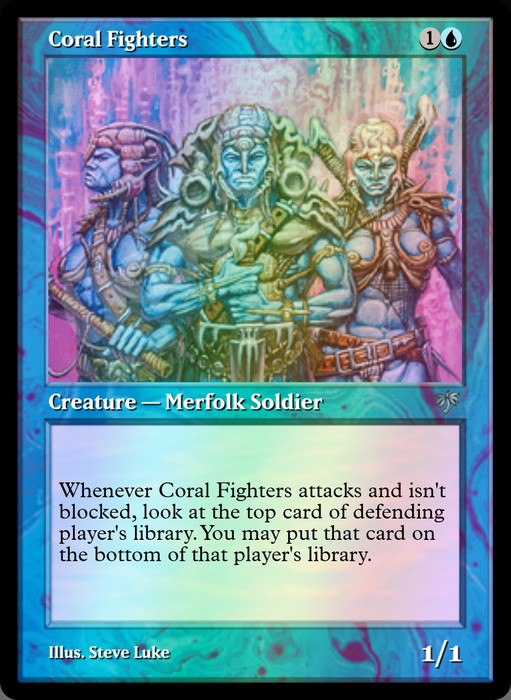 Coral Fighters FOIL