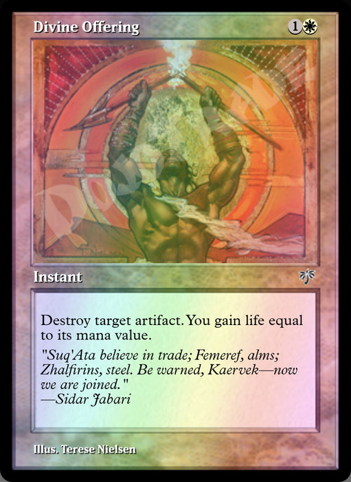 Divine Offering FOIL