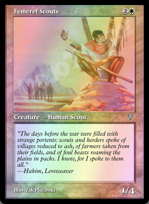 Femeref Scouts FOIL