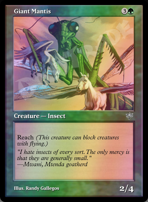 Giant Mantis FOIL