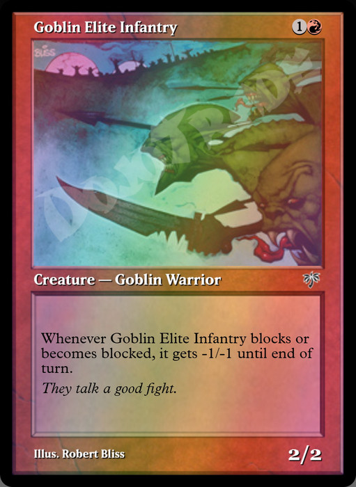 Goblin Elite Infantry FOIL