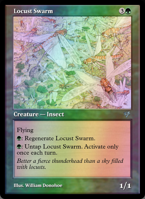 Locust Swarm FOIL