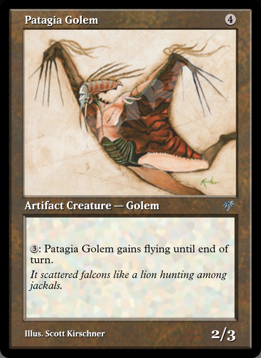 Patagia Golem