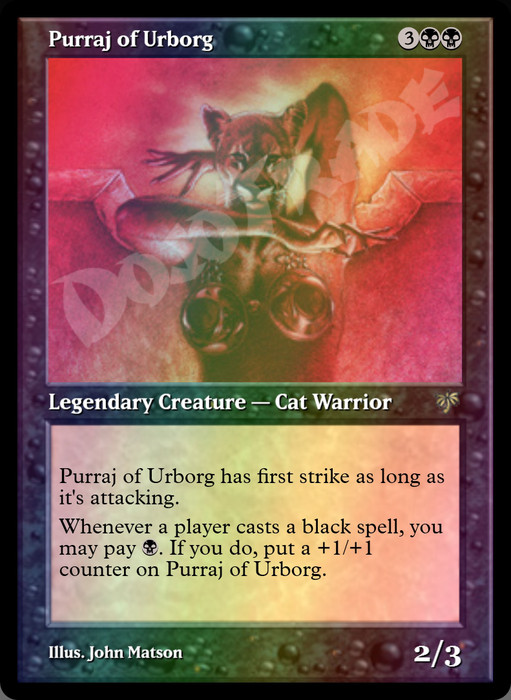 Purraj of Urborg FOIL