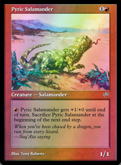 Pyric Salamander FOIL