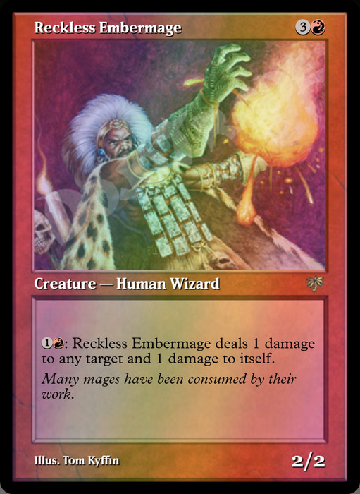 Reckless Embermage FOIL