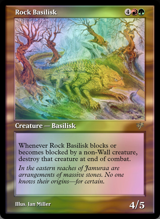 Rock Basilisk FOIL