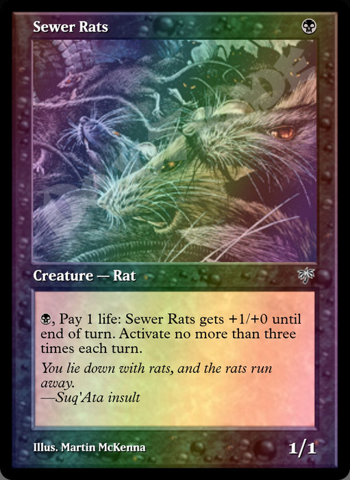 Sewer Rats FOIL