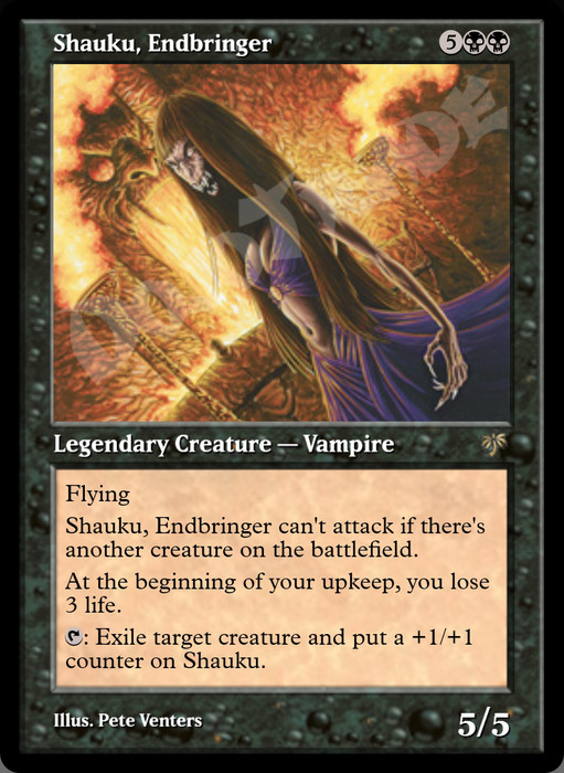 Shauku, Endbringer