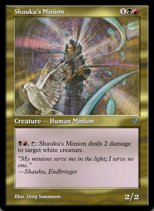 Shauku's Minion