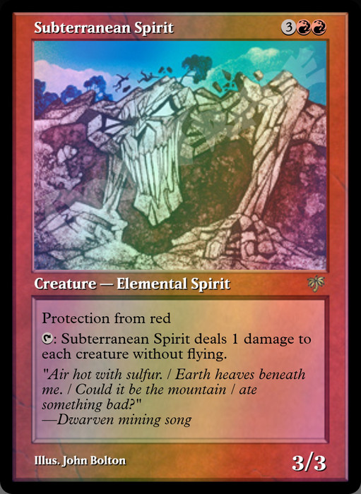 Subterranean Spirit FOIL