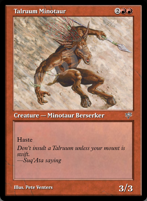 Talruum Minotaur