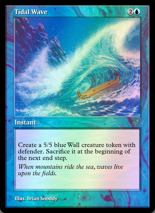 Tidal Wave FOIL