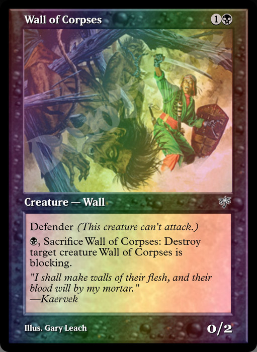 Wall of Corpses FOIL