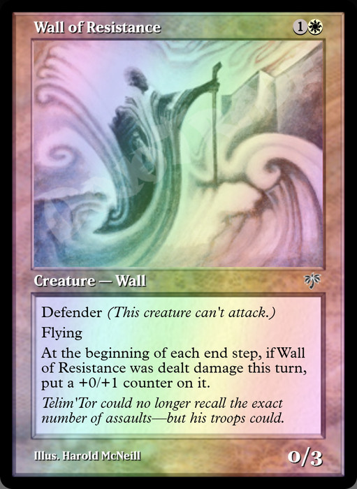 Wall of Resistance FOIL