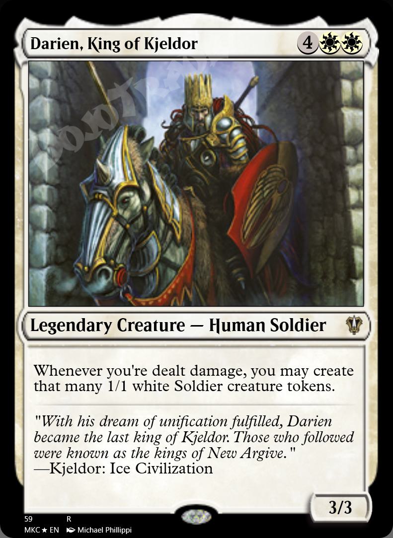 Darien, King of Kjeldor FOIL