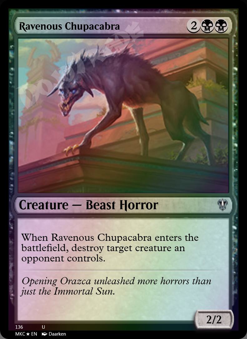 Ravenous Chupacabra FOIL