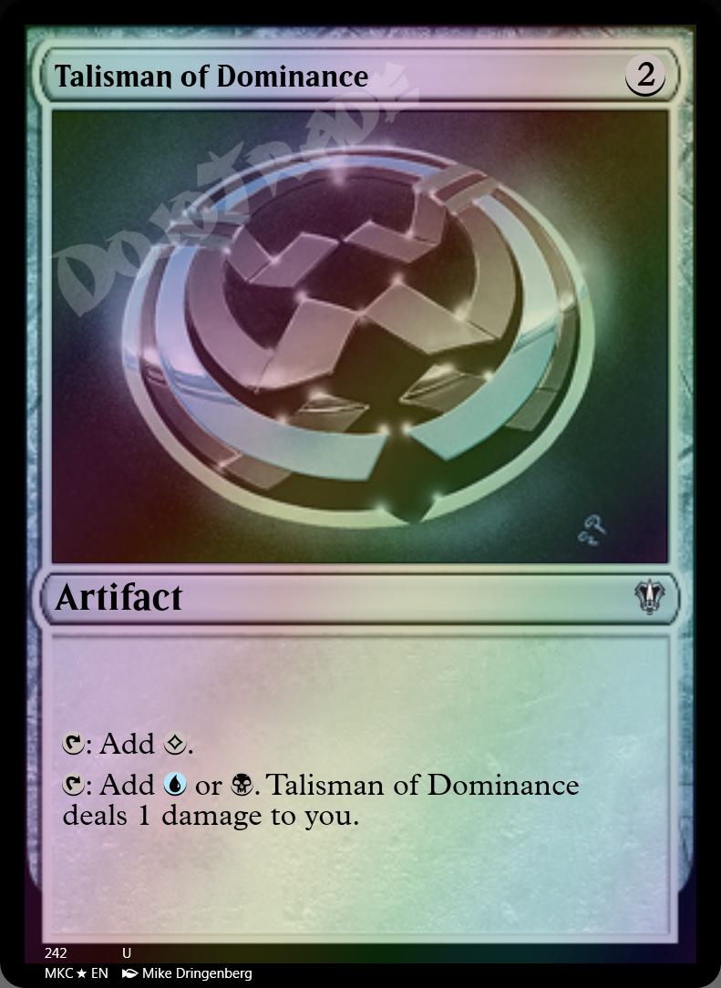 Talisman of Dominance FOIL