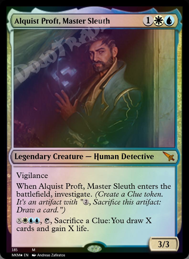 Alquist Proft, Master Sleuth FOIL