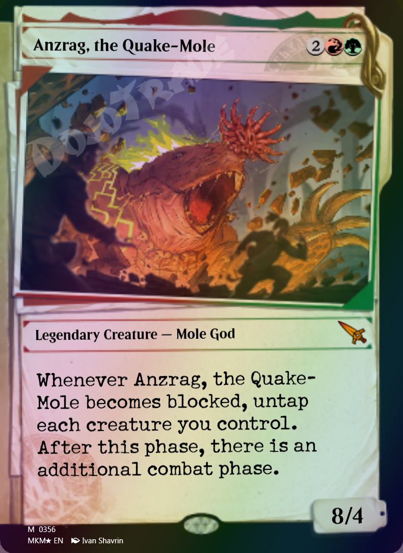 Anzrag, the Quake-Mole (Dossier) FOIL