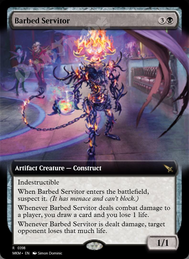 Barbed Servitor (Extended Art)