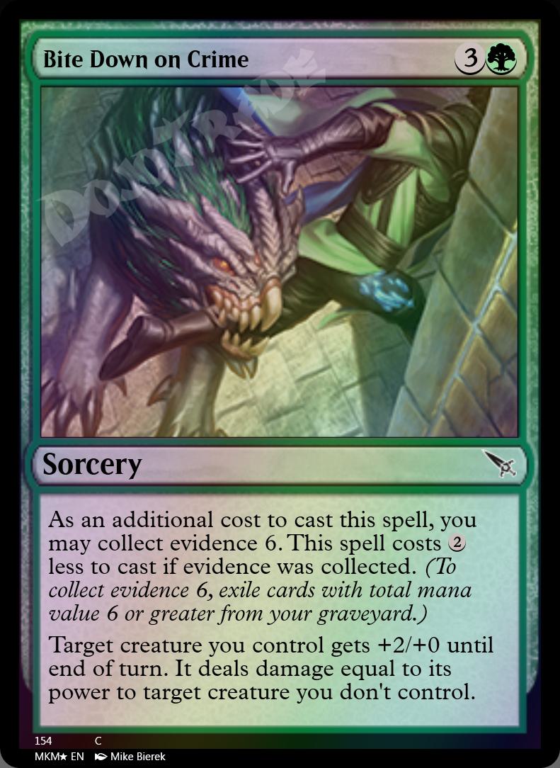 Bite Down on Crime FOIL