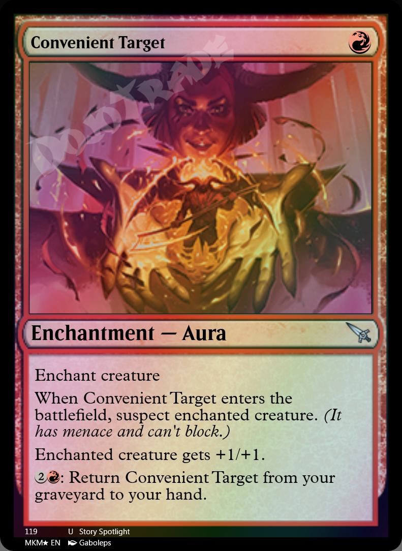 Convenient Target FOIL