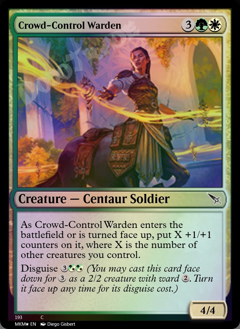 Crowd-Control Warden FOIL