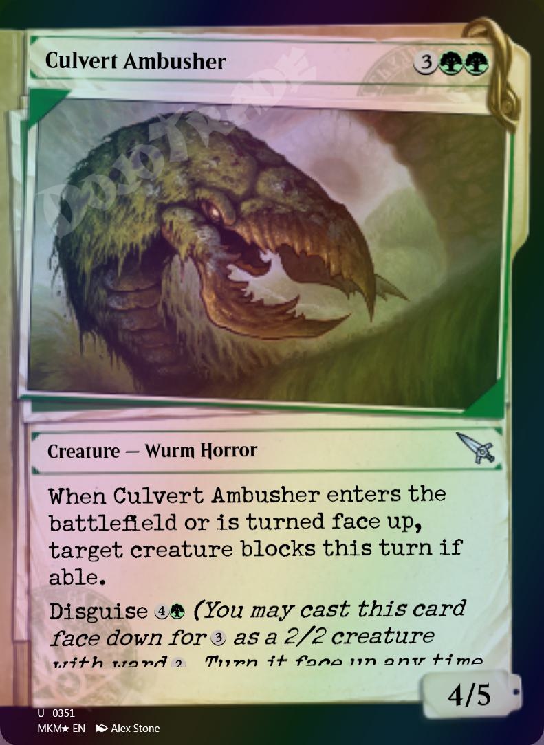 Culvert Ambusher (Dossier) FOIL