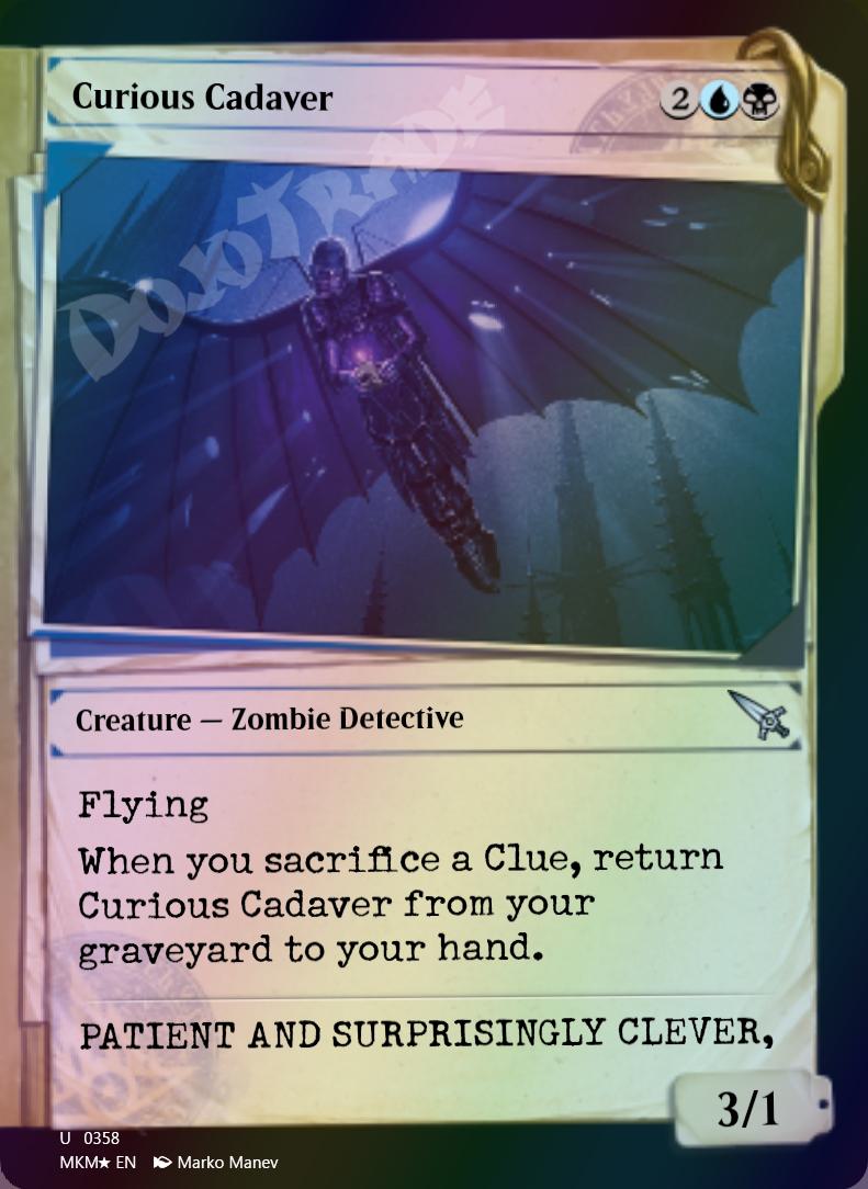 Curious Cadaver (Dossier) FOIL