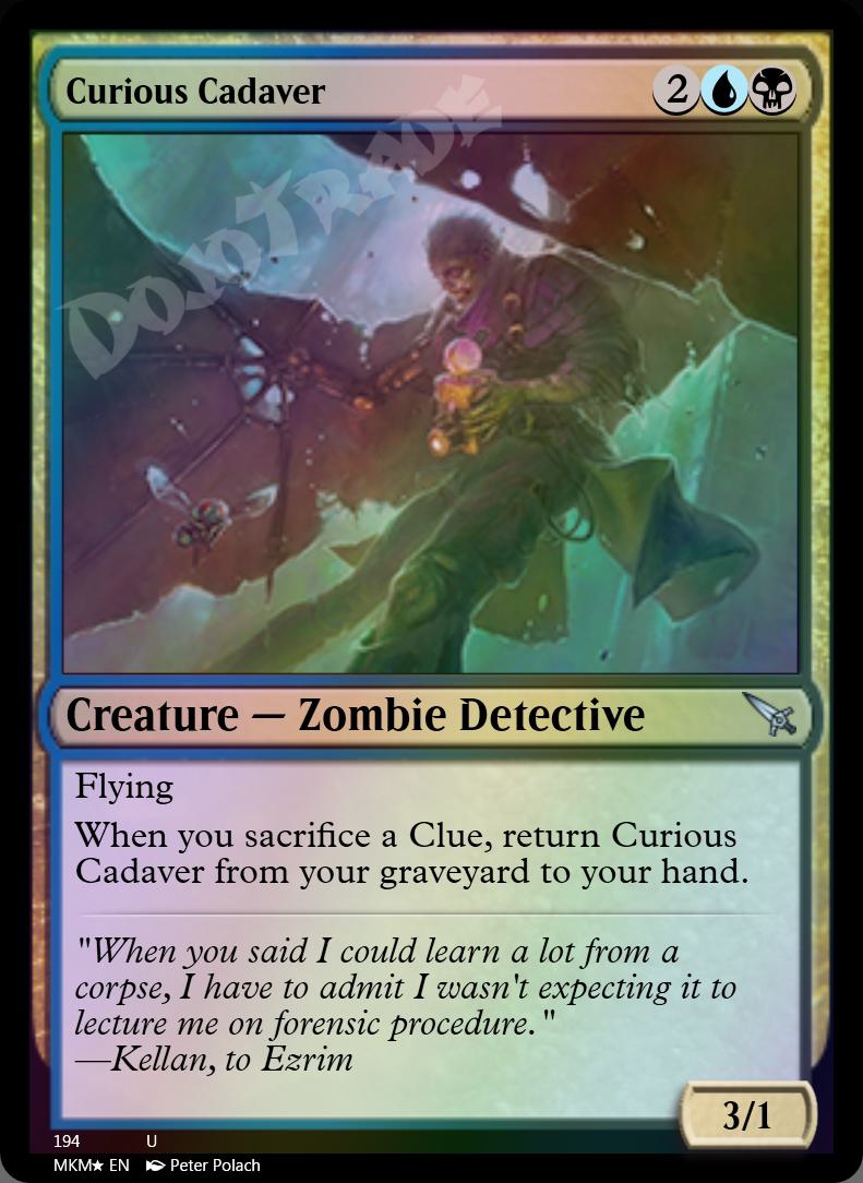 Curious Cadaver FOIL