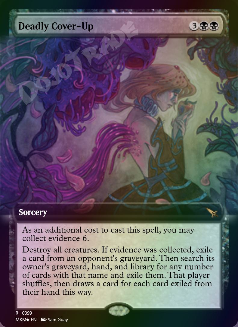 Deadly Cover-Up (Extended Art) FOIL