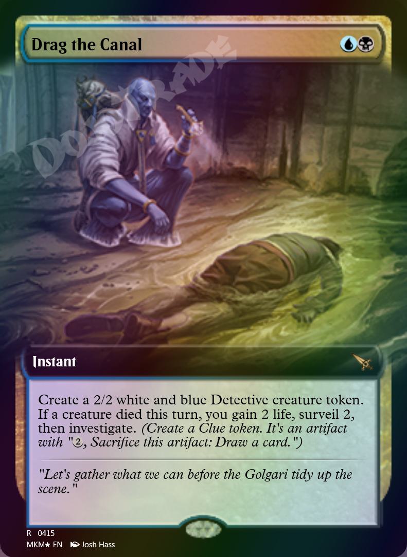 Drag the Canal (Extended Art) FOIL