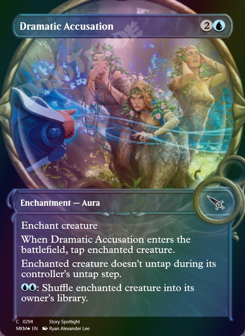 Dramatic Accusation (Showcase) FOIL