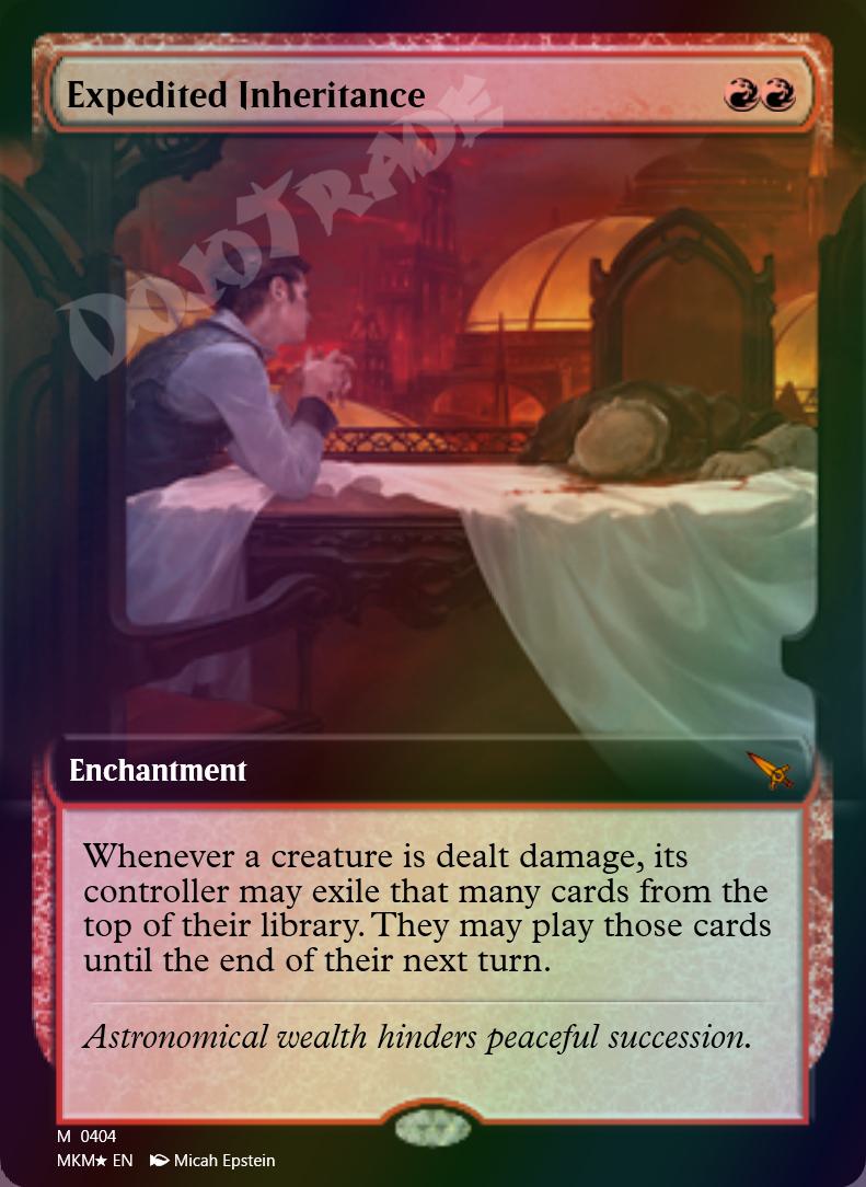 Expedited Inheritance (Extended Art) FOIL