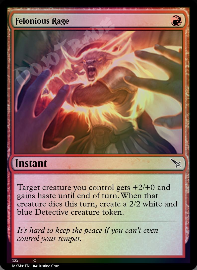 Felonious Rage FOIL