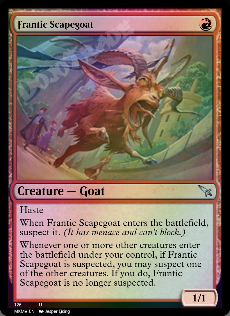 Frantic Scapegoat FOIL