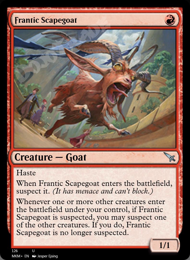 Frantic Scapegoat