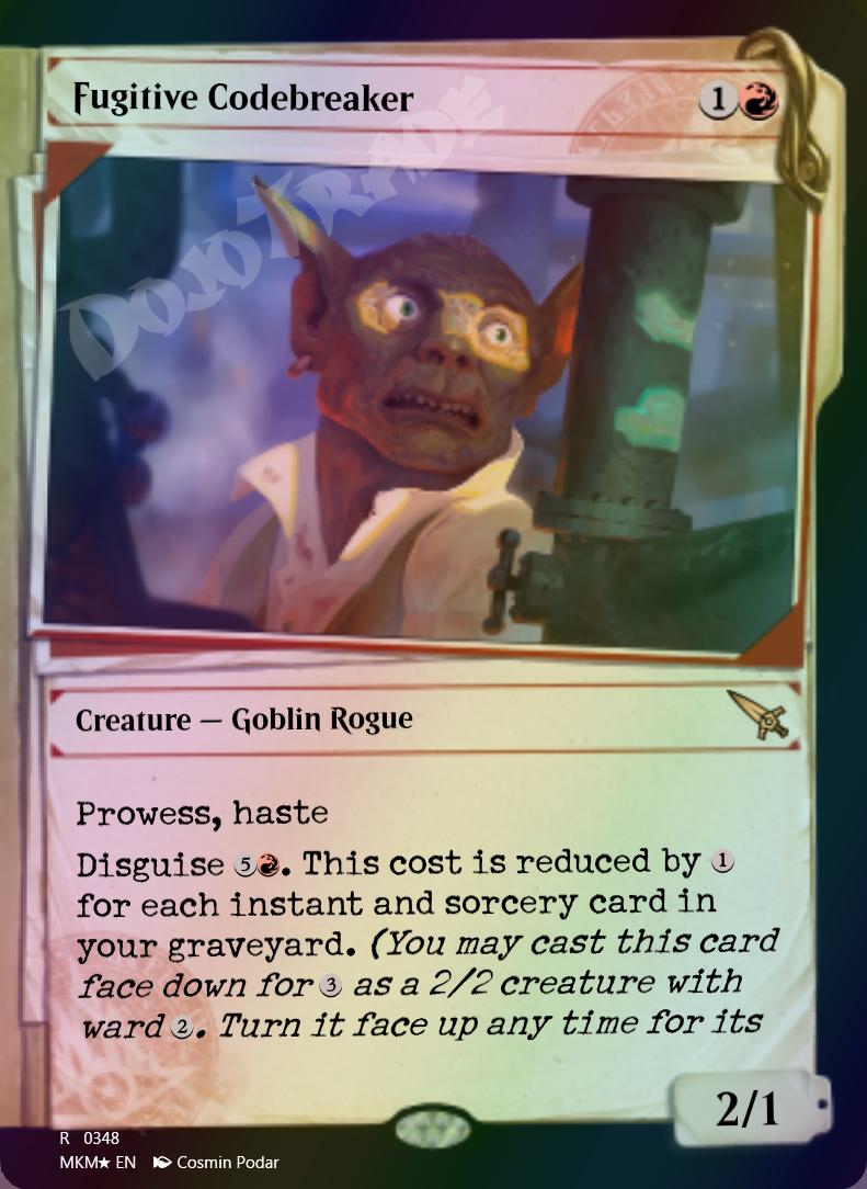 Fugitive Codebreaker (Dossier) FOIL