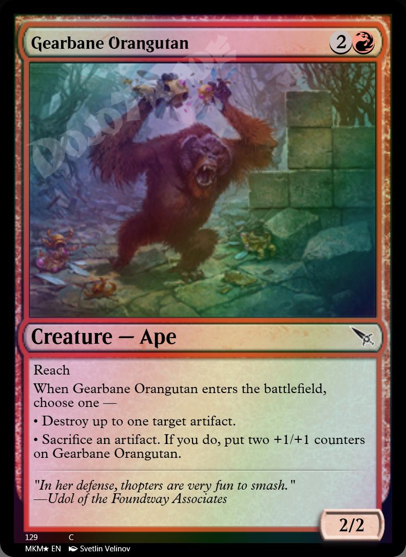 Gearbane Orangutan FOIL