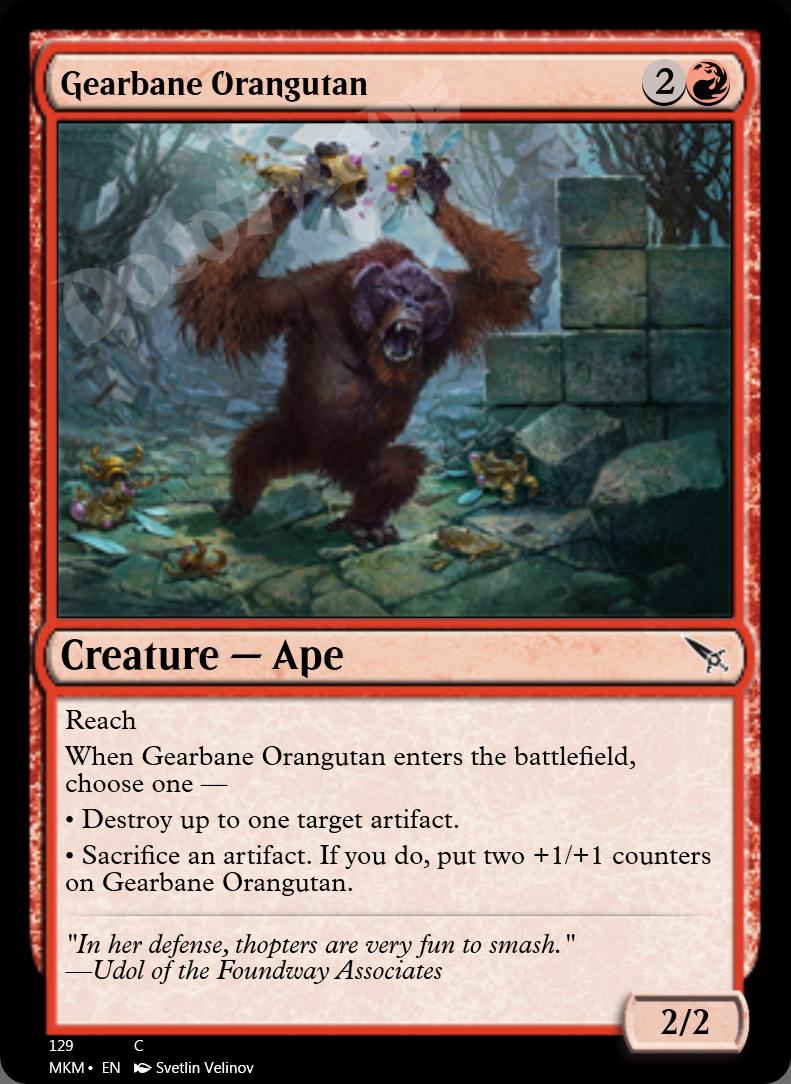 Gearbane Orangutan